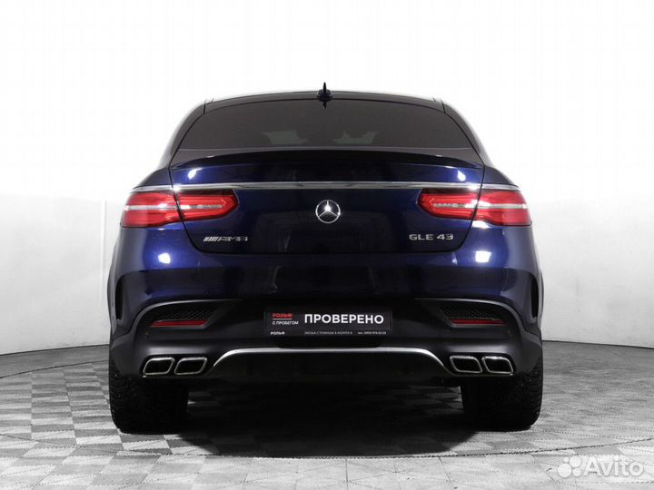 Mercedes-Benz GLE-класс AMG Coupe 3.0 AT, 2016, 113 647 км