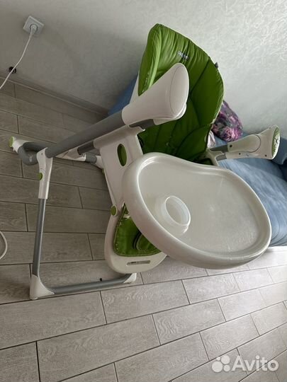 Стульчик для кормления babyton и качеля