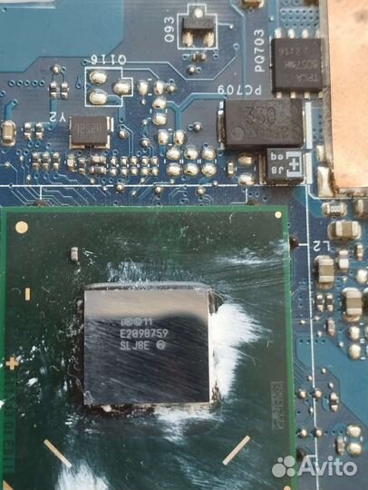 Материнская плата не рабочая lenovo g780