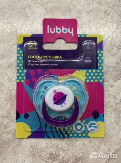 Соска пустышка 6+