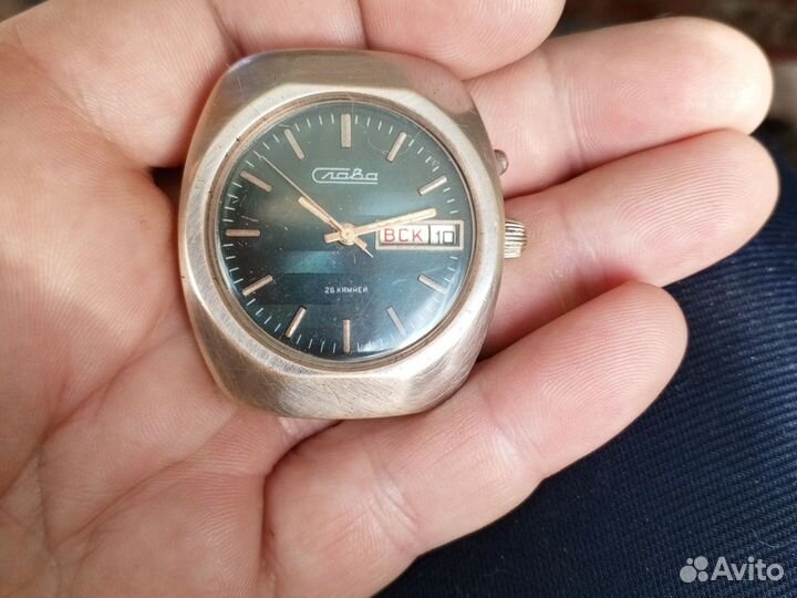 Часы слава 26 камней СССР