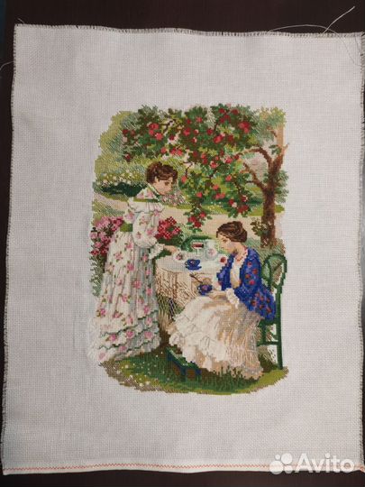 Картина вышивка крестом готовая