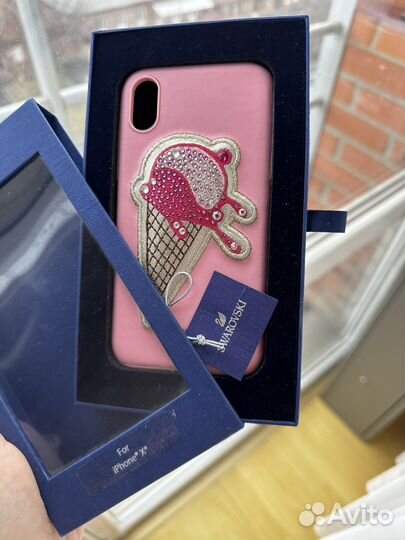 Чехол на iPhone 10 swarovski