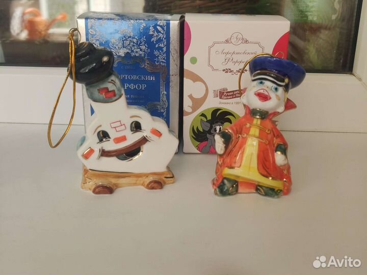 Елочные игрушки лефортовский фарфор