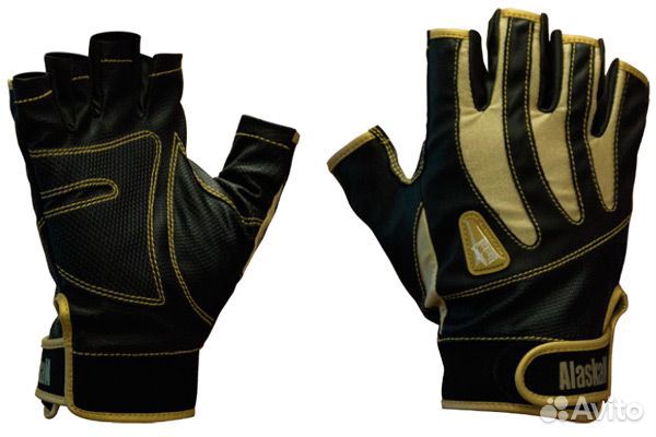 Перчатки спиннингиста Alaskan беспалые BL/Beg