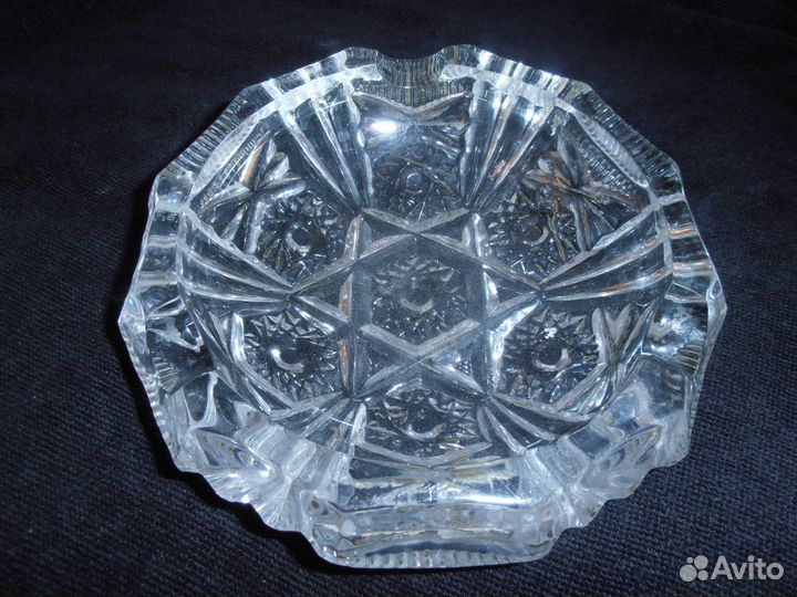 Пепельница хрустальна СССР