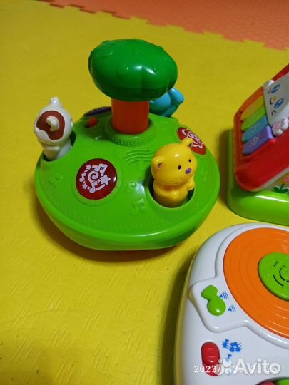 Игрушки детские пакетом со звуком музыкальные
