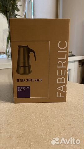 Гейзерная кофеварка Faberlic новая