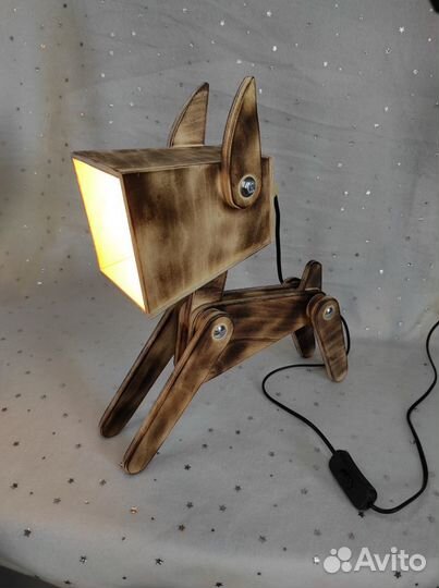 Светильник собака