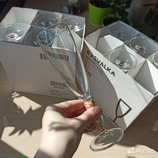 Фужеры Икея Свальк