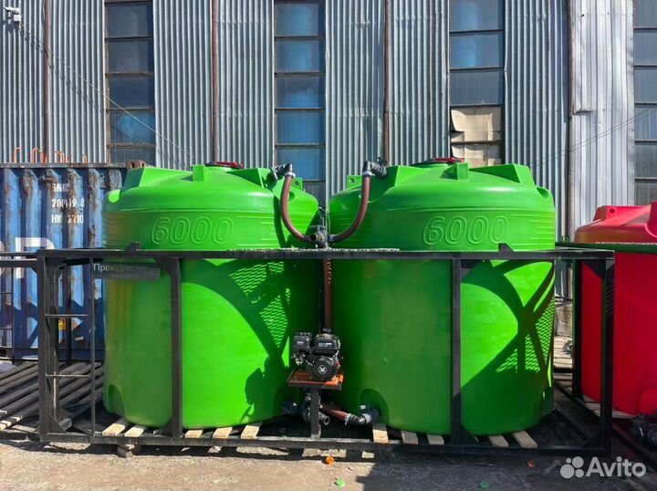 Бочки транспортные 3000л-18.000 л под кас, жку