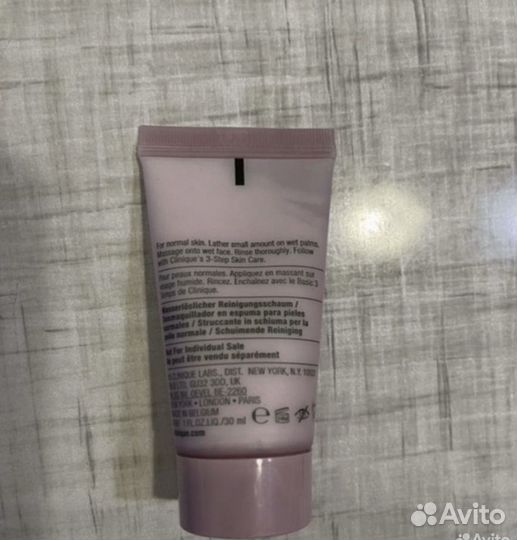 Умывание -пенка Clinique