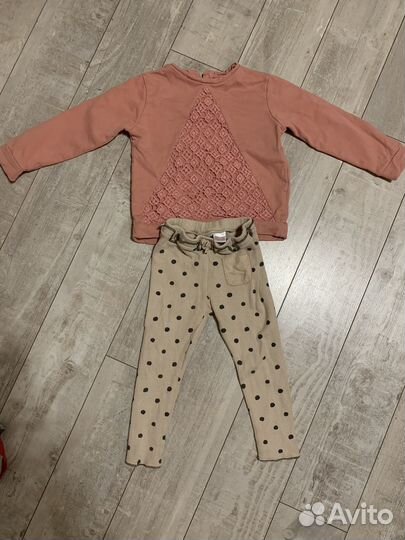 Одежда на девочку пакетом 80 86 размер