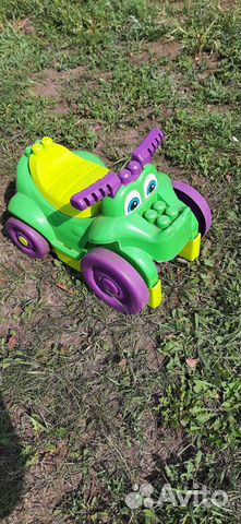 Машинка каталка Мегаблок