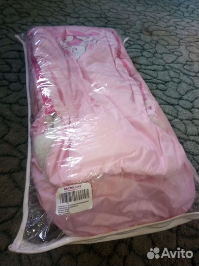 Конверт на выписку для девочки зимний