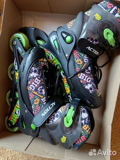 Ролики раздвижные (38-41 размер)