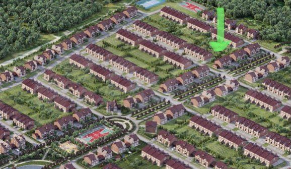 Коттедж 203 м² на участке 3 сот.