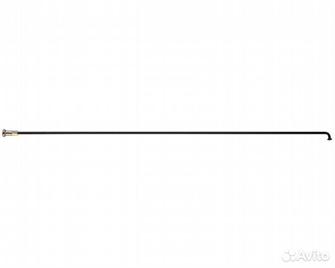 Спица с латунным ниппелем 257 мм сталь чёрная