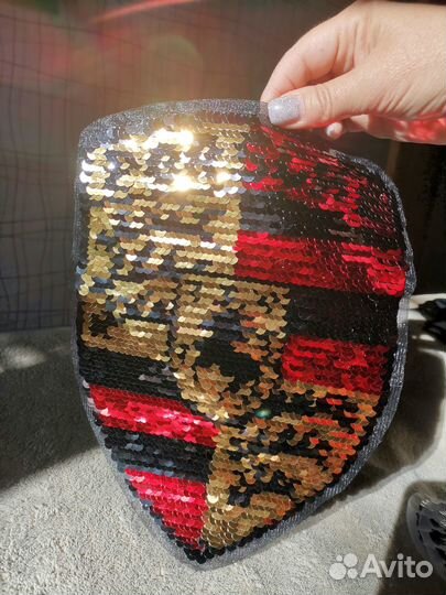 Аппликация нашивка декор пайетки