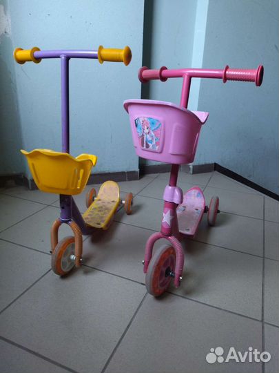 Самокат детский трехколесный