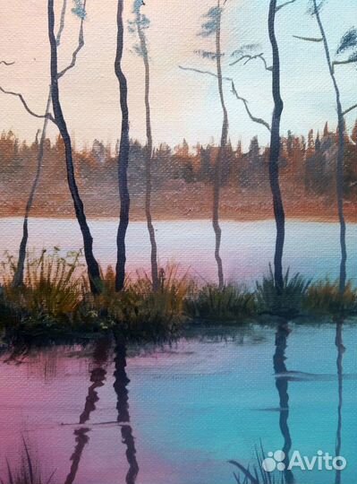 Интерьерная картина Малиновая ночь