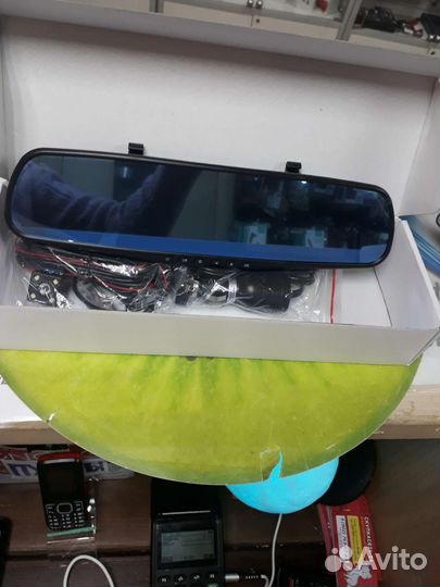 Видеорегистратор зеркало Full HD 1080 2-x камеры