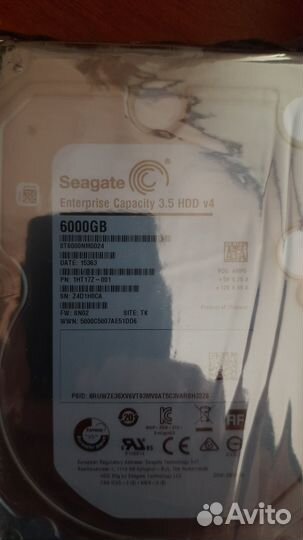 Жесткий диск ST6000NM0024 (Seagete) Новый