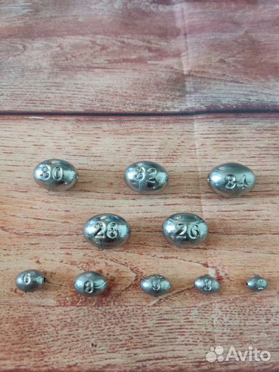 Рыболовные груза Оливки скользящие