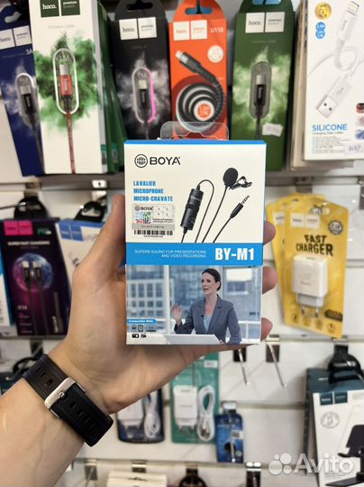 Петличный микрофон Boya by-m1