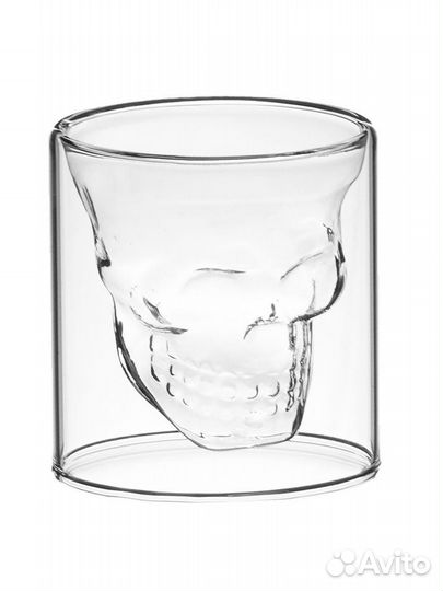 Стакан с двойными стенками «Череп»