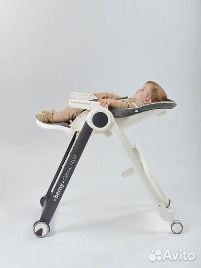 Детский стульчик для кормления happy baby