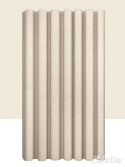 Штора для ванной лен