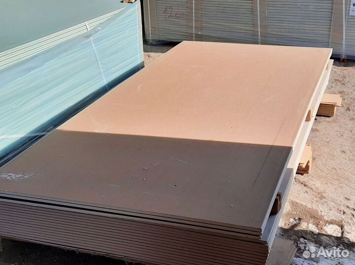 Гипсокартон 9,5х1200х2500 мм