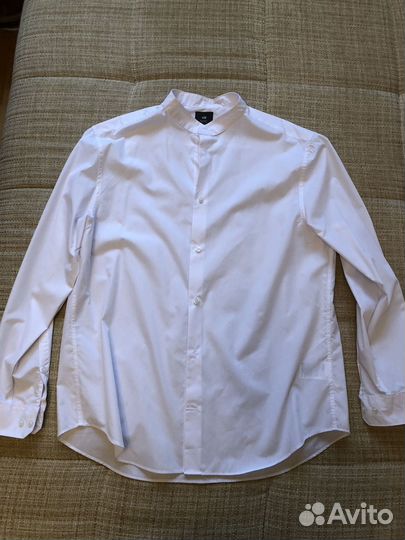 Мужская рубашка белая H&M XL размер
