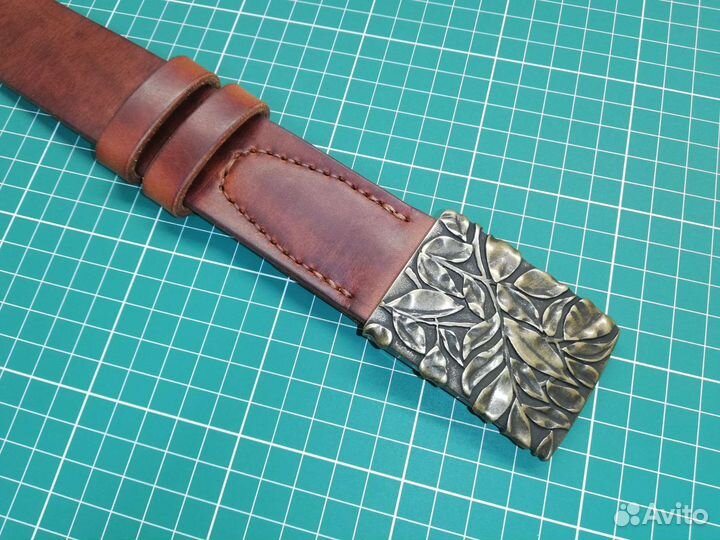 Кожаный ремень ручной работы Primus