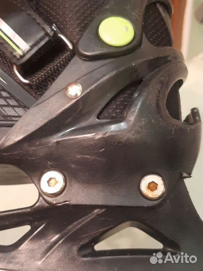 Коньки хоккейные раздвижные 29-32