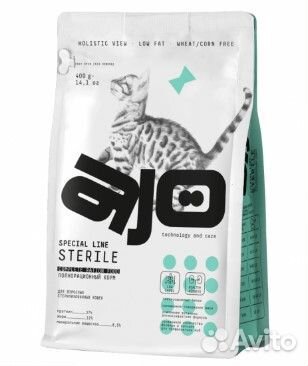 Корм для кошек и собак AJO - умная еда