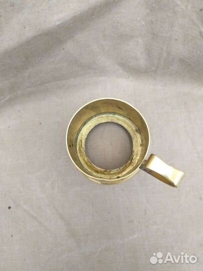 Подстаканники СССР, лесной орех латунь, мпс