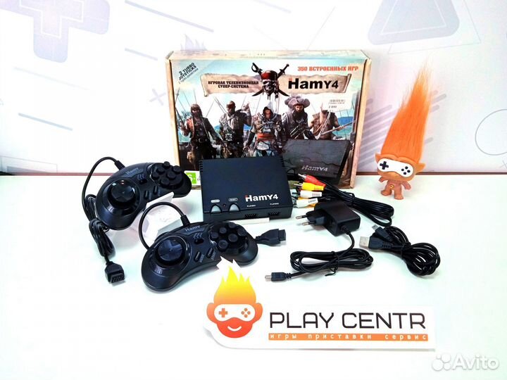 Игр. приставка Hamy 4 350 игр, 2 джойстика черная