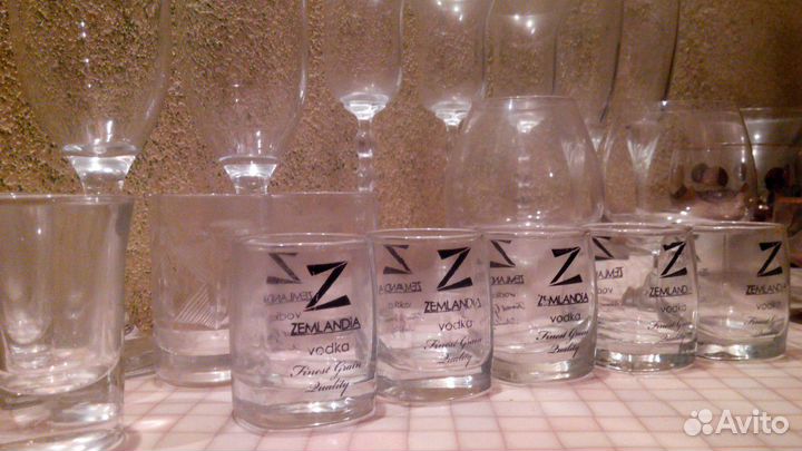 Рюмки фужеры бокалы