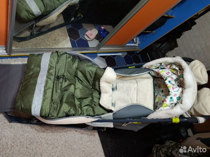 Санки коляска ника kids