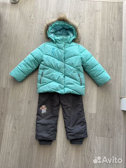 Зимний костюм для девочки 110