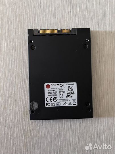 SSD Диск hyperx kingston. 240GB