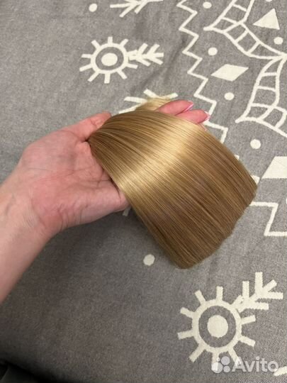 Волосы на заколках