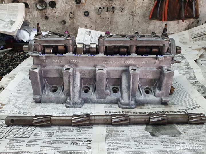 Головка блока цилиндров(гбц) Ваз-21083 1,5 8 клап
