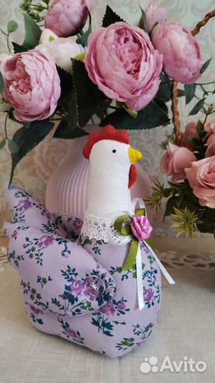 Игрушка курочка к Пасхе ручной работы