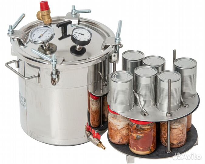 Автоклав Малыш Газ Нерж. 22 л