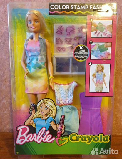 Кукла барби Цветной сюрприз