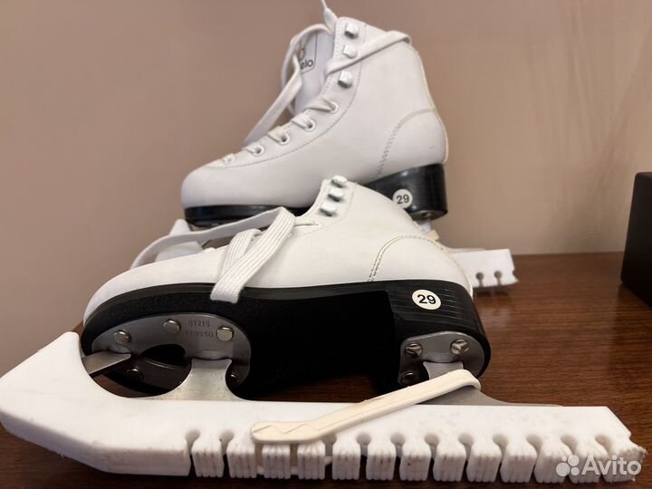 Коньки детские, фигурные.29 размер (18,5 см)