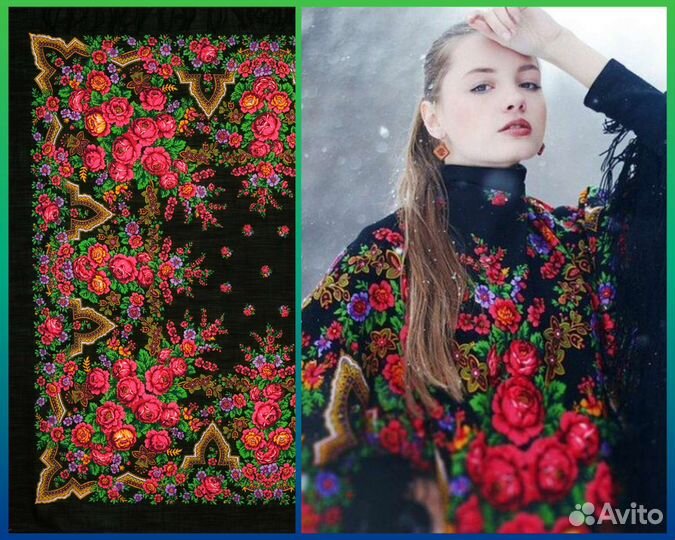 Ультрамодные новые павловопосадские платки